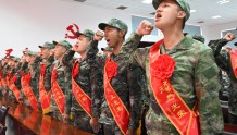 淄川区举行2022年新时代文明实践“参军礼”