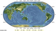 菲律宾发生4.8级地震　震源深度130千米