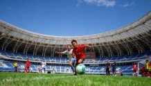 京津冀少年儿童足球邀请赛在天津开赛