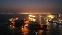 天津海事局服务LNG船舶首次应急夜航进港实船试验圆满完成