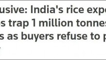 印度突然加税20%，买家当场"撂下"百万吨粮食