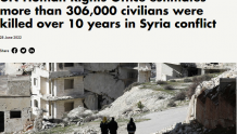 联合国：叙利亚十年冲突导致全国1.5%人口死亡，平均每天83人